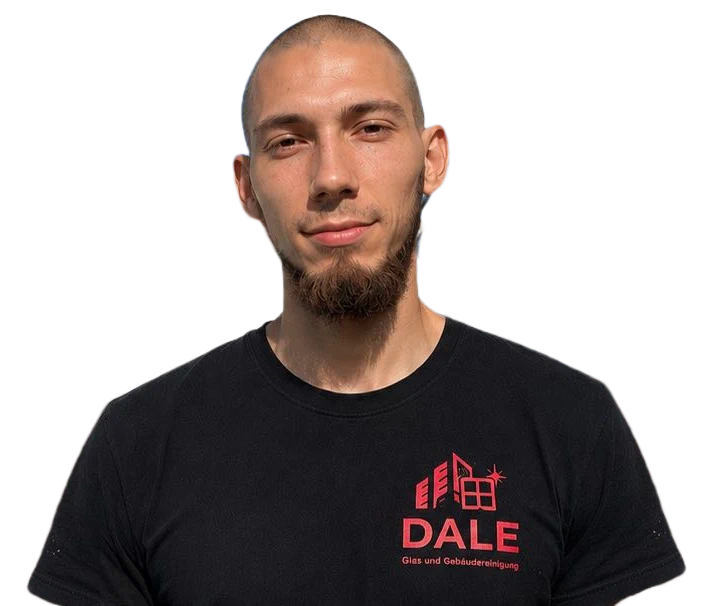 Dawid Mazurkiewicz, Inhaber von DALE Glas- und Gebäudereinigung